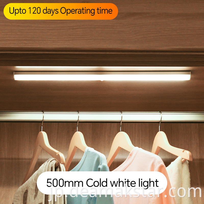 Sensor light for wardrobes, closets, stairways